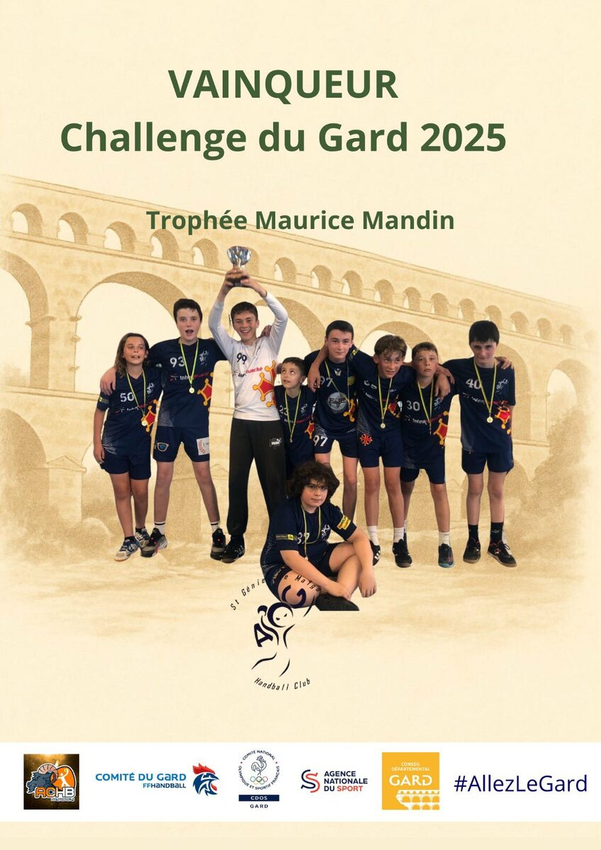 Performances 2025, 2ème partie : Les U13M remportent le challenge du Gard