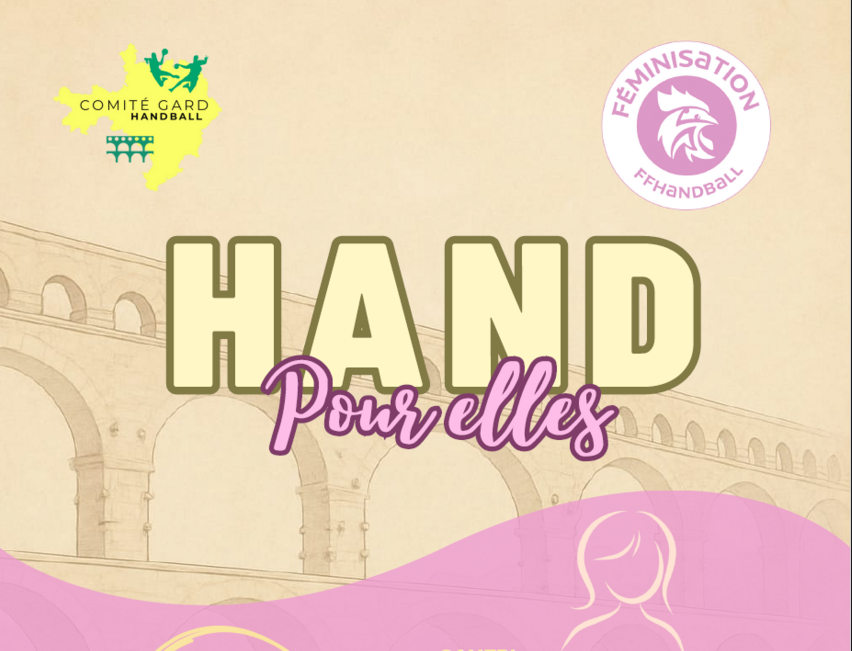 Le Comité Gard Handball et "Hand pour elles"