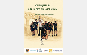 Performances 2025, 2ème partie : Les U13M remportent le challenge du Gard