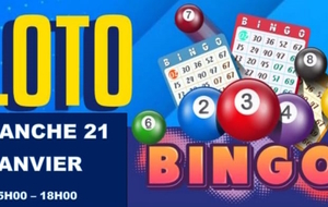 Le LOTO du club le 21 Janvier 2024