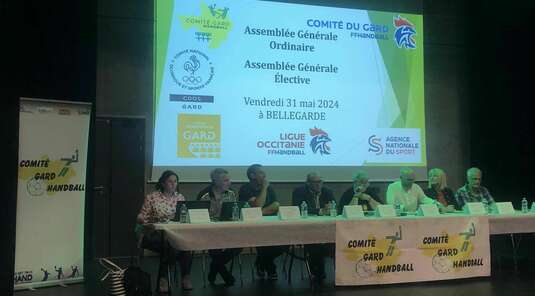 Comité Gard Handball. Assemblée générale et élective 2024